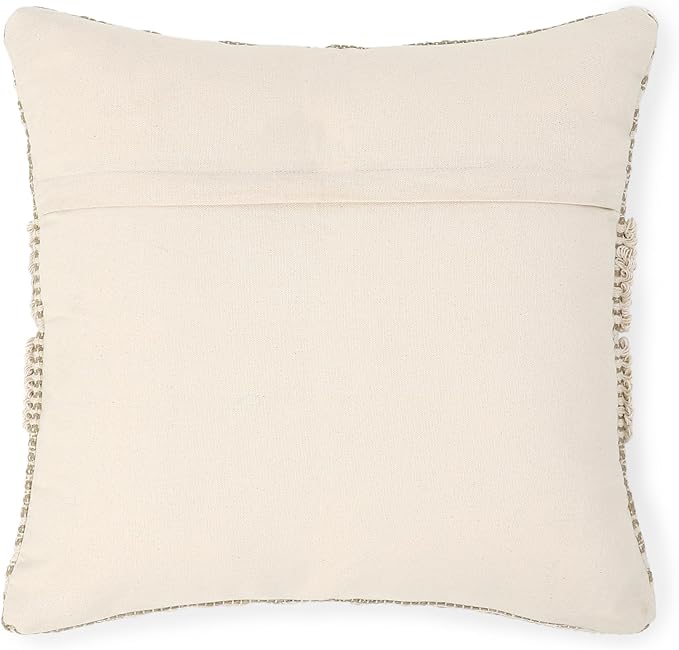 REDEARTH · Handmade Boho Throw Pillow Covers - Bohemian Chic Farmhouse Style - Accent Woven Indoor and Outdoor Pillow Cushion Cases for Couch - Bed - Chair - Sofa - Benches – Set of 2-18"x18" -