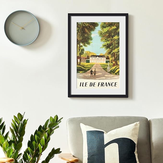 upsimples 14x20 Picture Frame, Display Pictures 11x17 with Mat or 14 x 20 Without, Wall Hanging Poster Frames, Black, 1 Pack