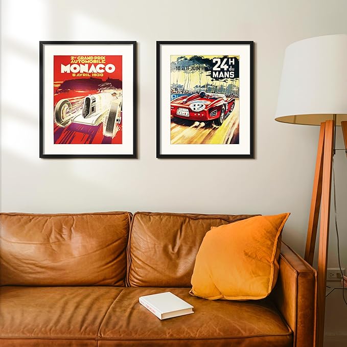 upsimples 18x22 Picture Frame, Display Pictures 14x18 with Mat or 18 x 22 Without, Wall Hanging Poster Frames, Black, 1 Pack