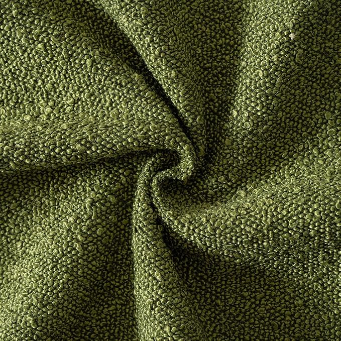 MIULEE 18x18 Pillow Insert Throw Pillow Insert 18x18 Inch Decorative Couch Pillow Covers Textured Boucle Accent Solid Throw Pillow Covers
