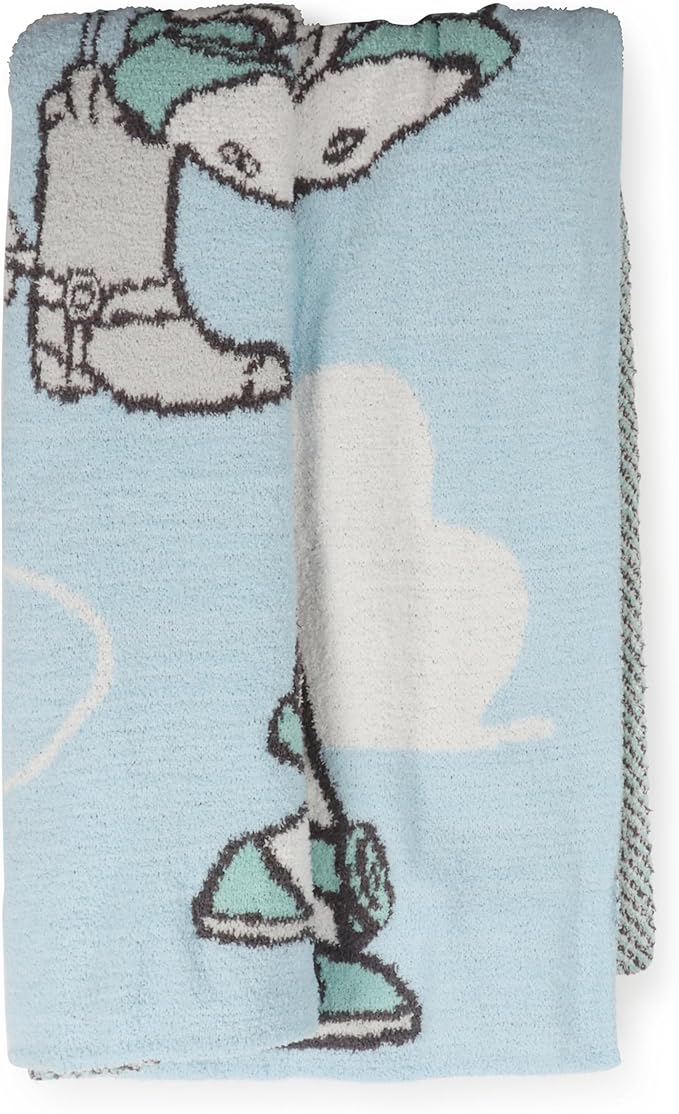 Jay Franco Kids Plush Throw Blanket – Soft & Comfy Fluffy 50x70 Inches Throw for Couch or Bed – Cozy Home Décor for Living Room & Bedroom, Multi - Toy Story