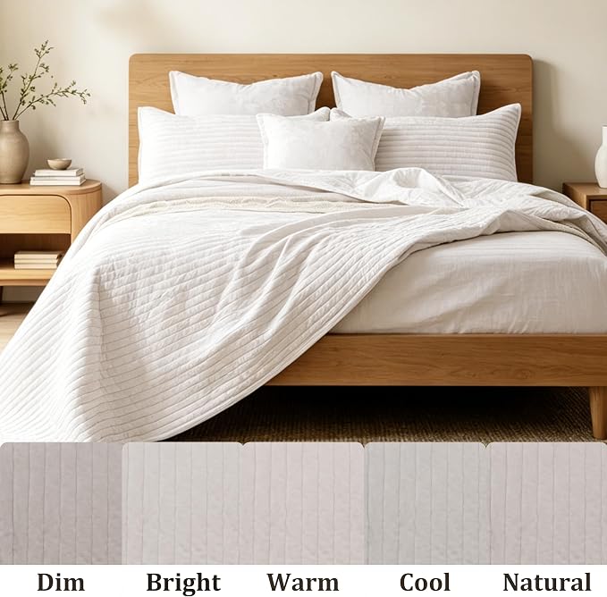Luxury Velvet California King 106x118 in Quilt Set 3 Piece Quilted Bedspread with 2Pillow Shams(20x36) Ultra Soft Coverlet All Season Bedding for Farmhouse Modern Bedroom Sofa,Cream