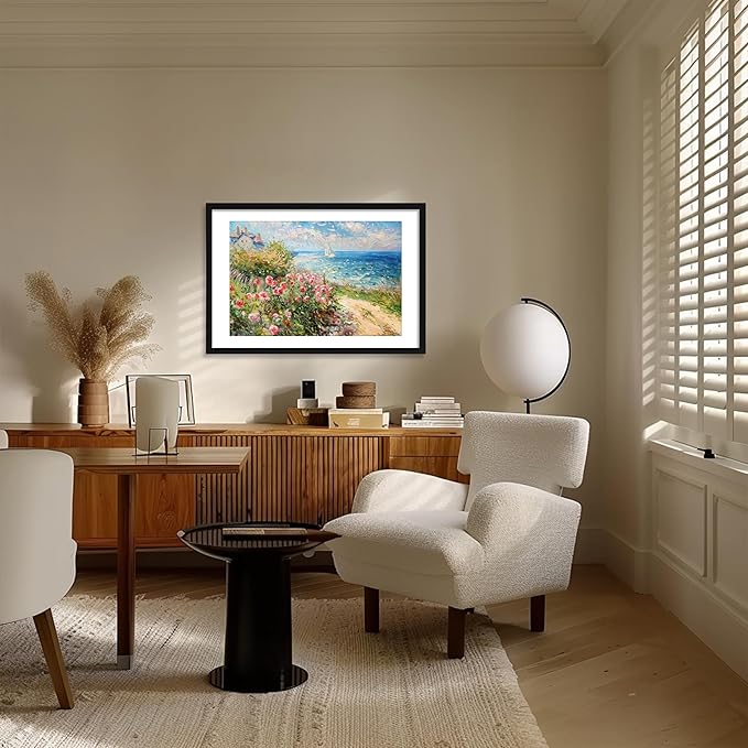 CORE ART 24x36 Poster Frame - Black Picture Frame for Wall Display, Fits 20x30 with Mat or 24 x 36 Without Mat, Horizontal & Vertical Mounting,2 Pack