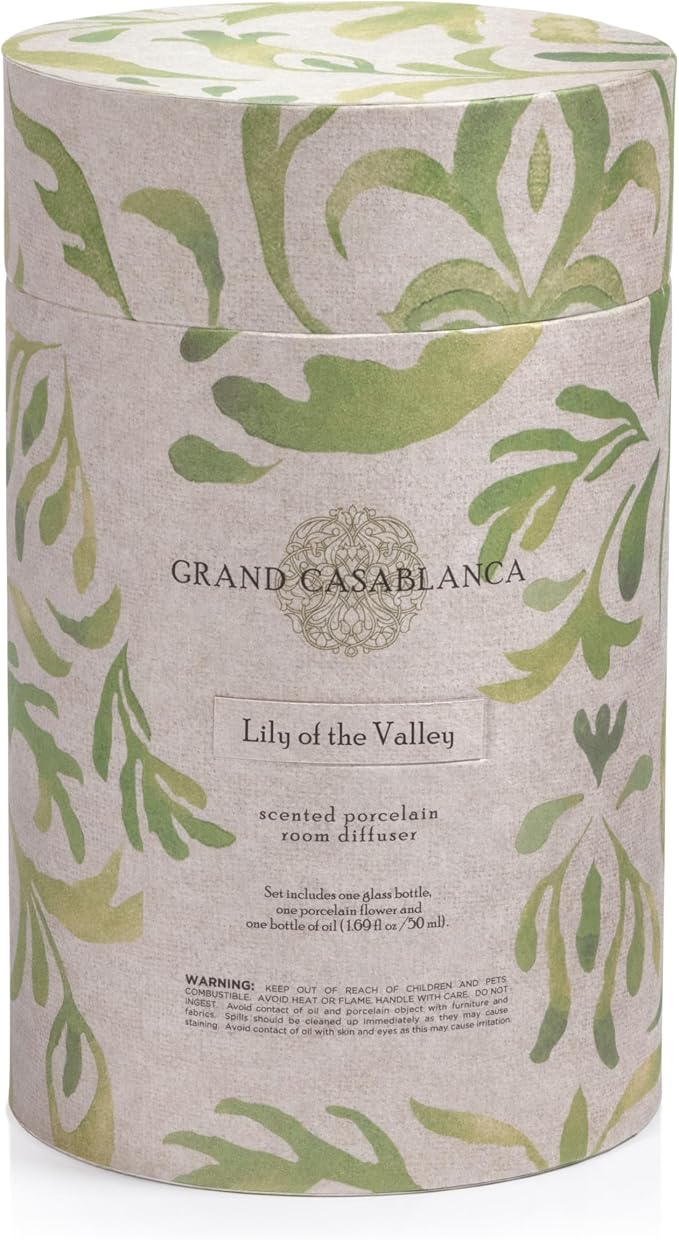 Lily of the Valley Zodax MINI Grand Casablanca Porcelain Diffuser