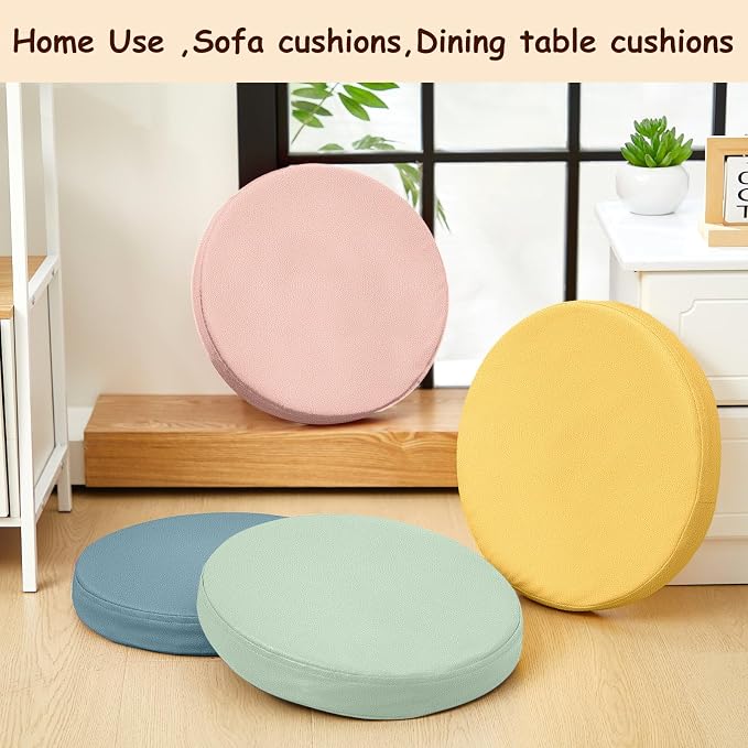 Juexica 4 Pcs Extra Thick Flexible Seating Floor Cushions Assorted Colored Pillow Floor Cushions for Classroom Soft Flexible Seating for Kids Learning Sitting Daycare School Chair (Hippie Boho Color)