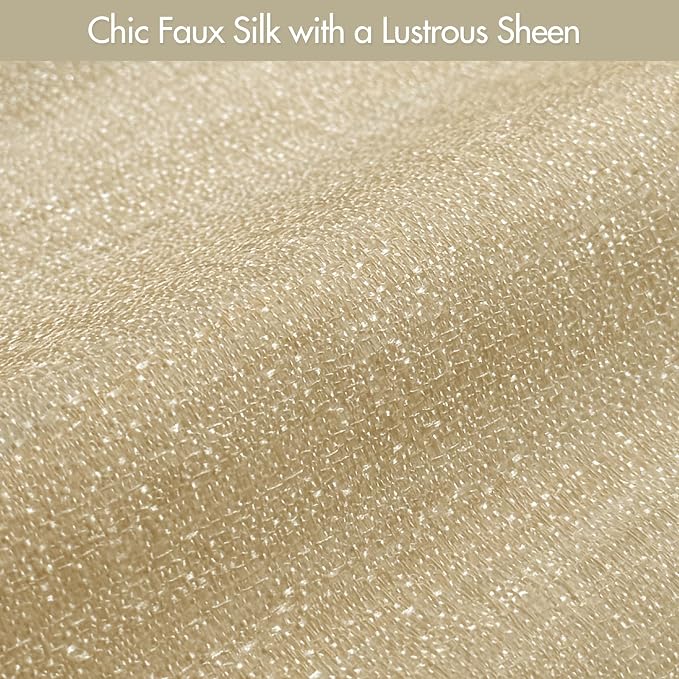 Madison Park Cordless Roman Shades Faux Silk Shade with Sheen 1-Panel Privacy, Room Darkening, Energy Efficient, Thermal Insulated Window Blind for Bedroom, Living Room Décor, 33"W x 64"H Como, Taupe