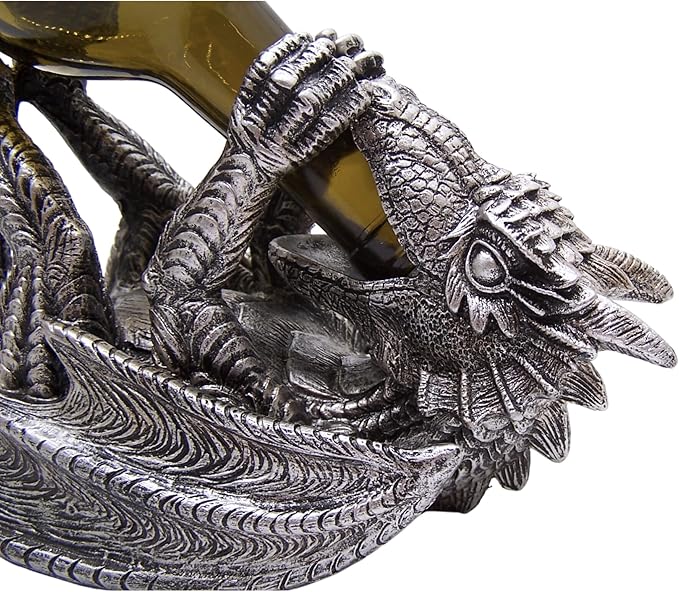 Wowser Gothic Dragon Wine Bottle Holder - Wine Accessories & Kitchen Organizer