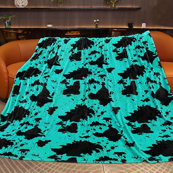 Teal Throw Blanket for Bed King Size, Extra Large Soft Warm Turquoise King Fleece Throw Blanket for Bedroom Livingroom,Cozy Gifts for Women Men 90x108inches