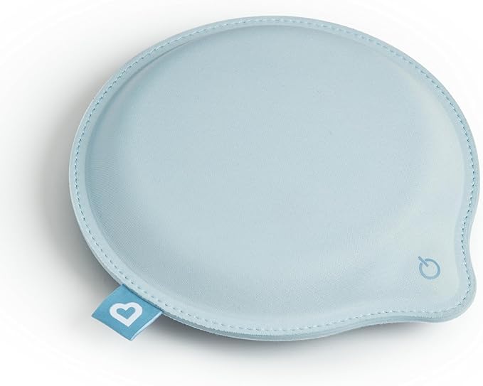 Munchkin Lulla-Vibe Vibrating Pad, Baby Sleep Soother for Crib Mattresses, Bassinets, Strollers, Nap and Sleep Aid for Babies and Infants, Rechargeable, Light Blue