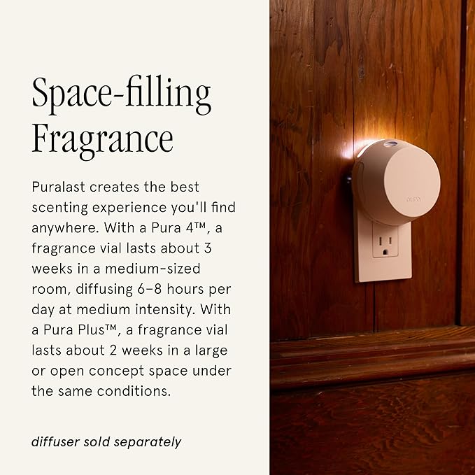 Pura x Studio McGee Home Scent Refill - Smart Air Diffuser - Long-Lasting Luxury Fragrance per Refill - Home Essential - Clean & Safe Diffuser Fragrance - 2 Pack, White Bergamot