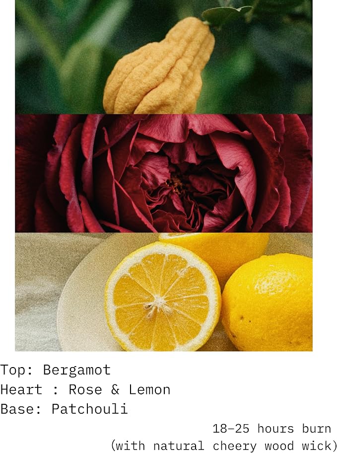 astavostone Raw Sandstone Soy Candle, Lunar Rose Nocturne Scented Candle with Natural Soy & Beeswax Blend, Hand-Chipped Stone Vessel, Lychee Rose Patchouli, 5.3 oz Home Fragrance Decor Gift