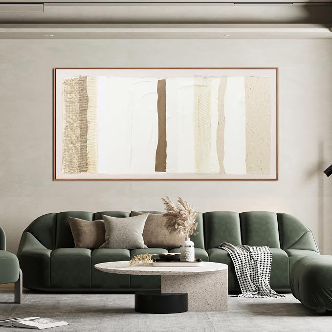 Abstract Canvas Wall Art Decor Wall Art Pictures for Living Room Large Framed Wall Art Prints Modern Boho Wall Art Decorations Canvas Art Wall Decor 29" X 58" Artwork for Walls Bedroom Office Decor