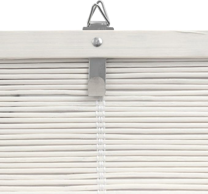 Red Lantern Bamboo Window Shade Blind - White 36" W