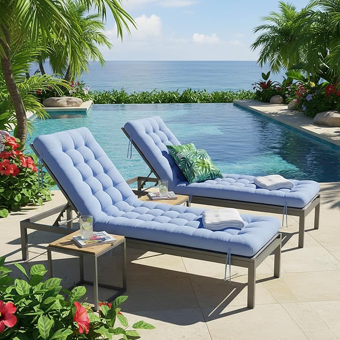 Vercraft Long Floor Cushion Large Floor Cushion with Brushed Cotton 74.8 x 27.5 x 3.15 in Jumbo Lounger Pillow for Outdoor Indoor Bay Window Meditation Yoga Reading Sleeping(1 Pc,Light Blue)