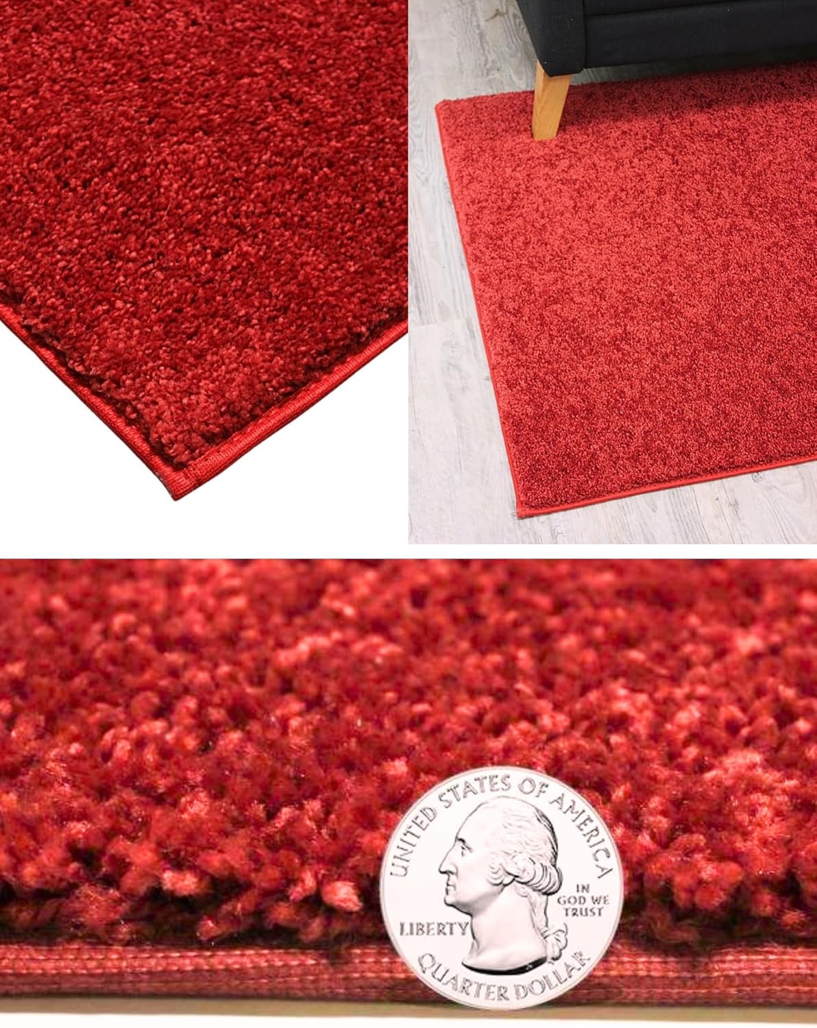 KOECKRITZ Soft and Colorful Kids Classroom Area Rugs (Passes Flammability Pill Test) Many Sizes and Bright Colors to Select from (5' x 7', Fire Engine)