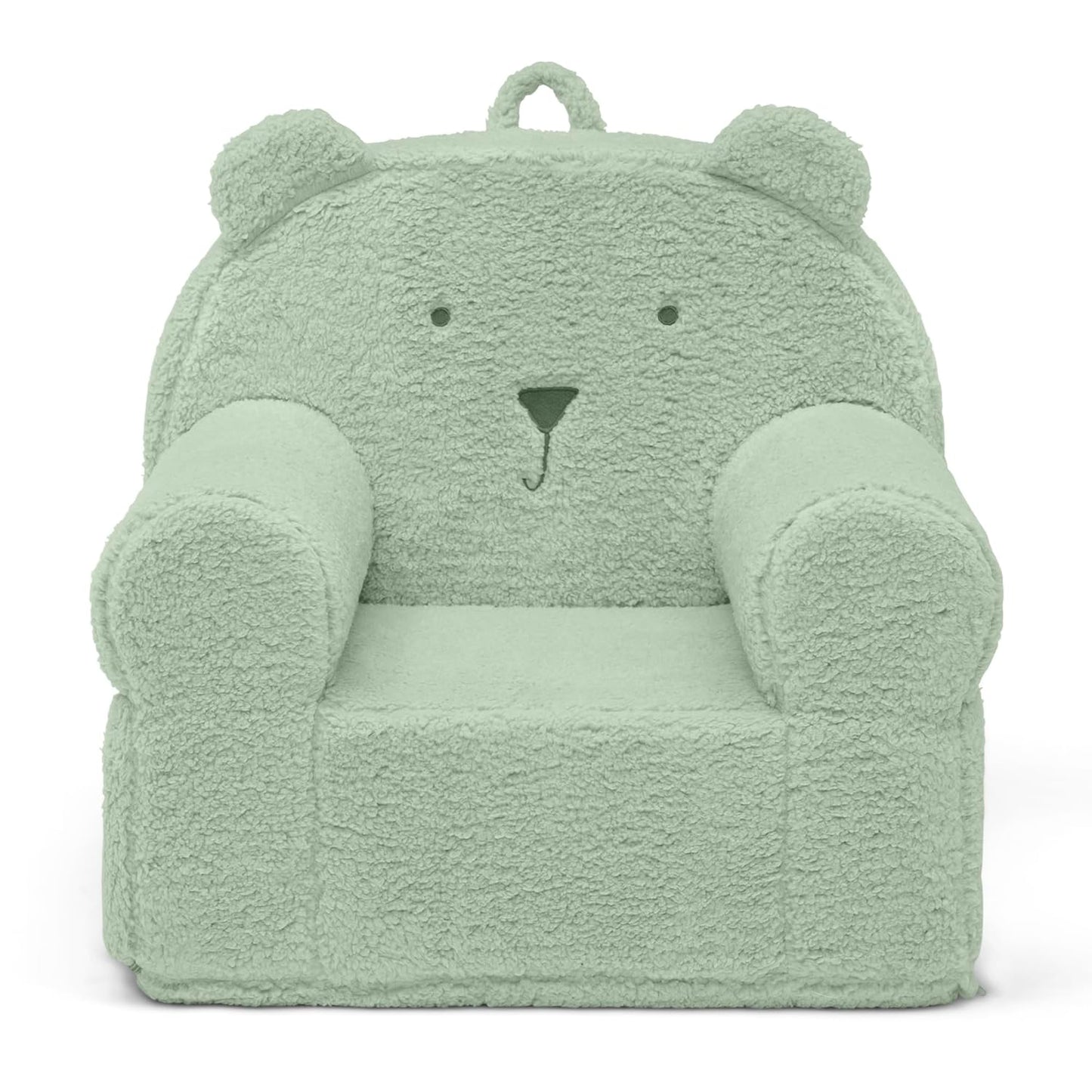 Delta Children babyGap Sherpa Bear Chair - Greenguard Gold Certified, Sage