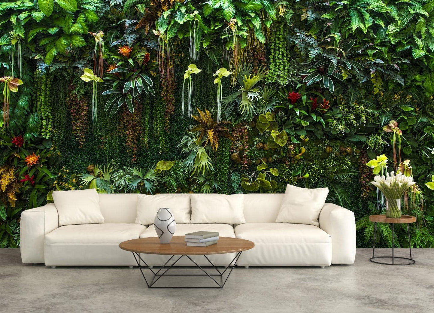 Green Wallpaper Banana Leaf Floral Mural Wallpaper for Bedroom Living Room TV Background Sofa Wall (not self-Adhesive)