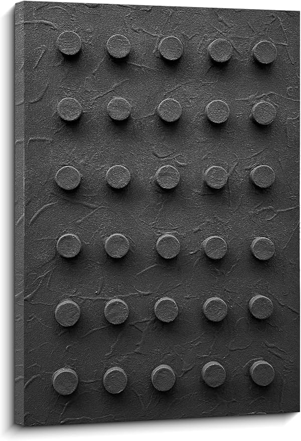 NANKAI Art Hand-painted Black thick texture Abstract art Oil painting 36x24 inch Modern Minimalist art home wall decoration painting