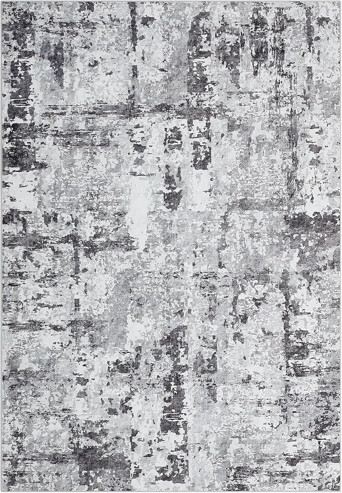 GarveeHome Large Area Rugs 9x12 for Living Room, Modern Abstract Washable Rug Soft Non Slip Floor Mat Carpet Indoor Thin Accent Rug for Bedroom Dining Room Playroom Nursery Home Decor
