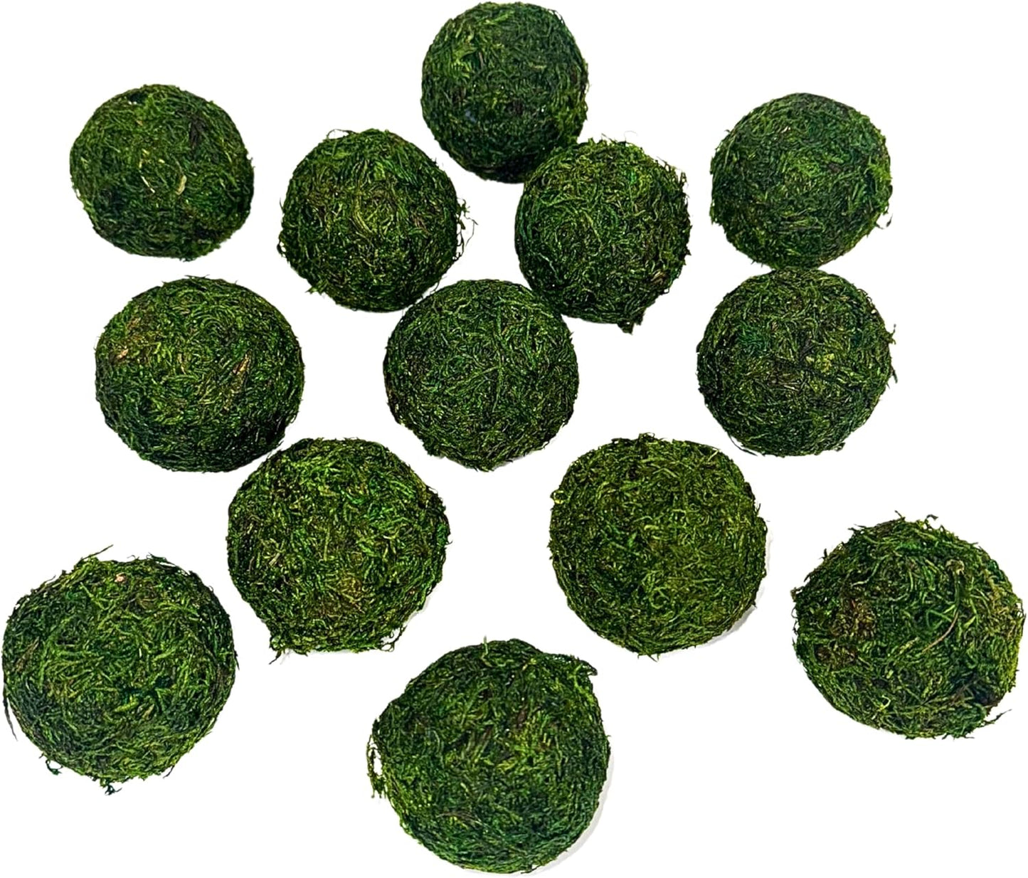 ANDALUCA Decorative Green Moss Balls Bowl Filler Orbs (Pure Moss)