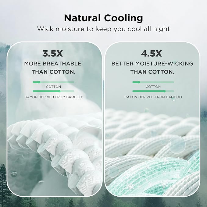 Bedsure Cooling Waffle Full Size Blanket - Lightweight Cotton Blanket for Hot Sleepers, Luxury Throws for Bed, Couch and Sofa, Khaki, 80x90 Inches