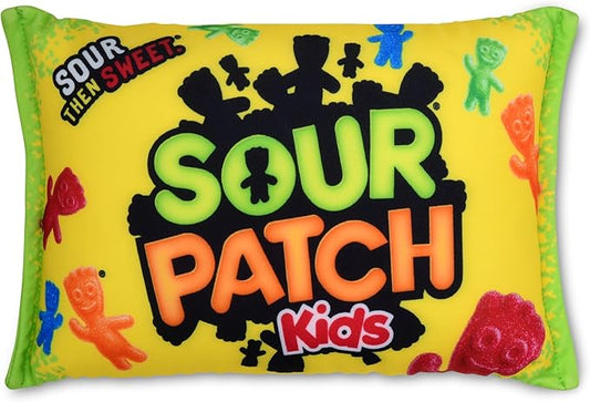 iscream Sour Patch Kids Package Photoreal Print 12" x 7" Microbead Mini Accent Pillow