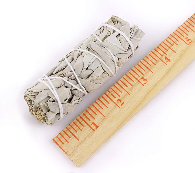 SOUL STICKS 9 Inch 6-Pack Organic California White Sage Smudge Sticks Bulk for Home Cleansing, Negative Energy Removal, Good Energy Meditation & Smudging Rituals | Pure Sage Bundles