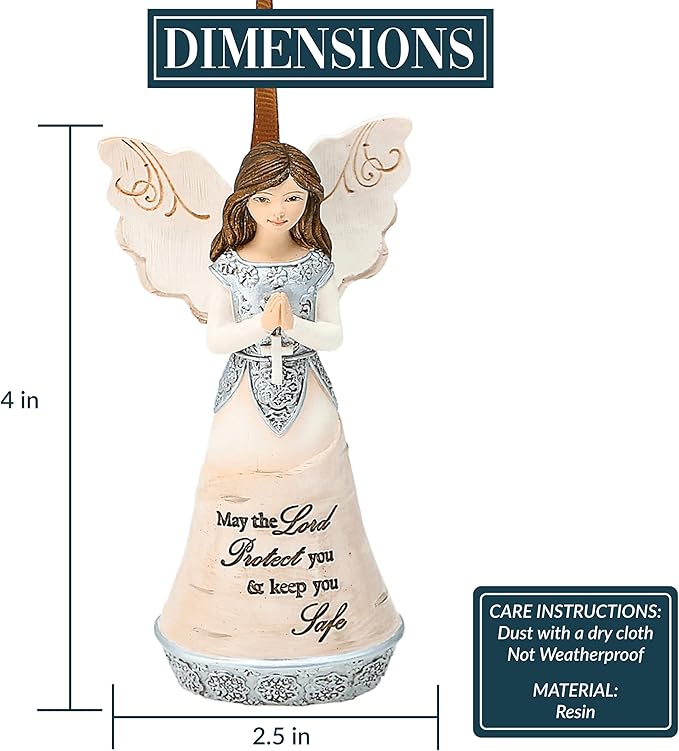 Pavilion Gift Company - Lord Protect - 4.5" Angel Ornament