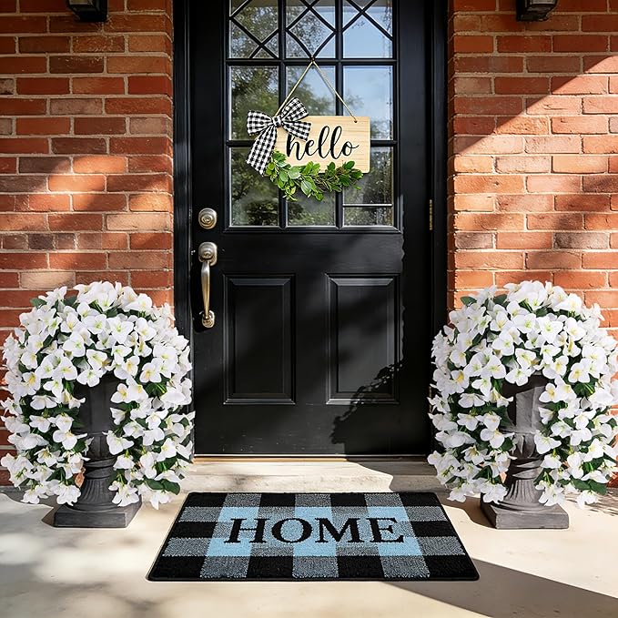 Fake Bougainvillea Artificial Flowers for Outdoors Decoration 2 pcs Faux Hanging Flowers Plants for Outdoor Planters UV Resistant Silk Bougainvillea Vines for Front Door Porch Urn Patio Garden