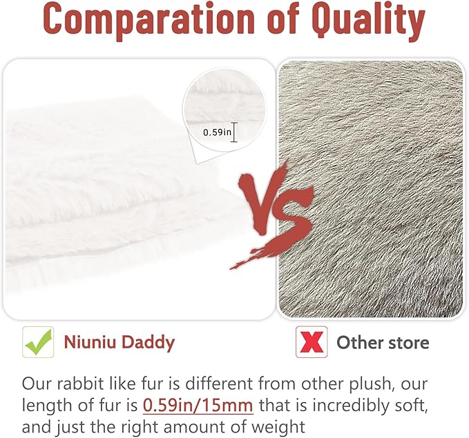 NiuniuDaddy 20" | 3.3 Pound Unicorn Weighted Stuffed Animals Plush Toy, Large Giant Pillowfort Body Pillow Animal with Kids Adults, Small Heavy Fluffy Fur Weighted Plushie for Gift Birthday Christmas