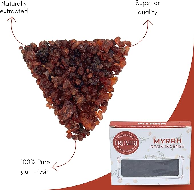 Myrrh Resin Incense - Mirra - Natural Tree Gum Sap - 30g Pack