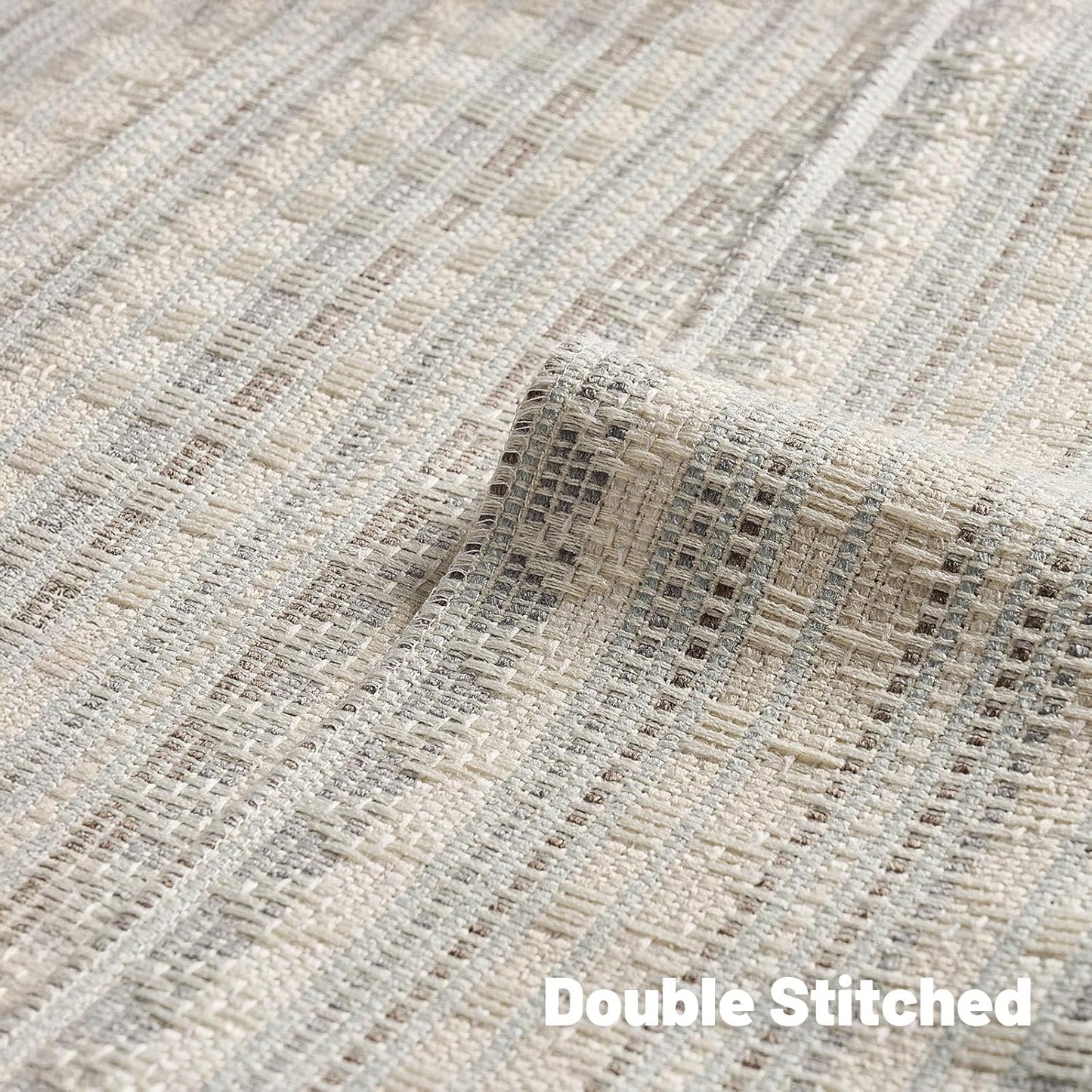 FUTEI Grey White Decorative Throw Pillow Covers 18x18 Inch Set of 2,Soft Cozy Chenille Jacquard Textured Cushion Case,Boho Home Decor for Couch Bed Living Room