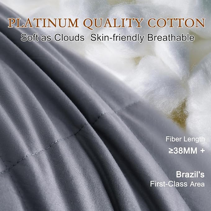 YOUR MOON Natural Wool Pillow Standard, Flat & Thin Wool Pillow for Sleeping, Low-Loft Bed Pillows for Back and Stomach Sleepers, Breathable Cotton Cover(Gray)