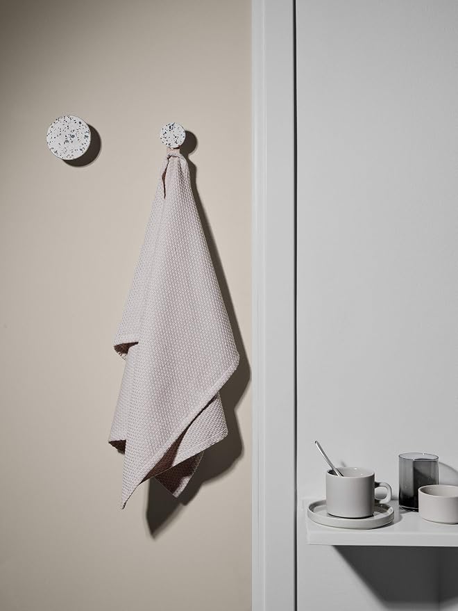 Blomus Set of 4 Wall Hooks Ponto Coat Hooks Round in 4 Colours (Tradewinds)