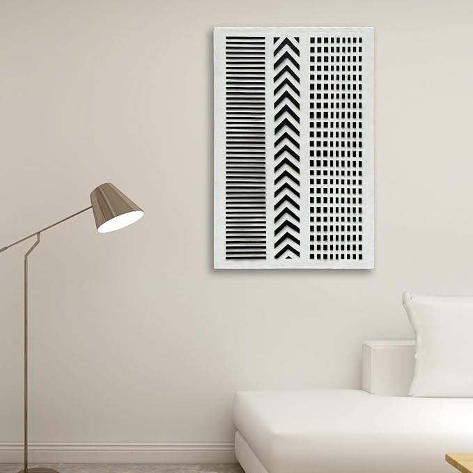 NANKAI Art Hand-Painted Black and White Texture Art, Modern Abstract Decorative Oil Painting Minimalist Home Corridor Wall Decoration Art 45x30 inches