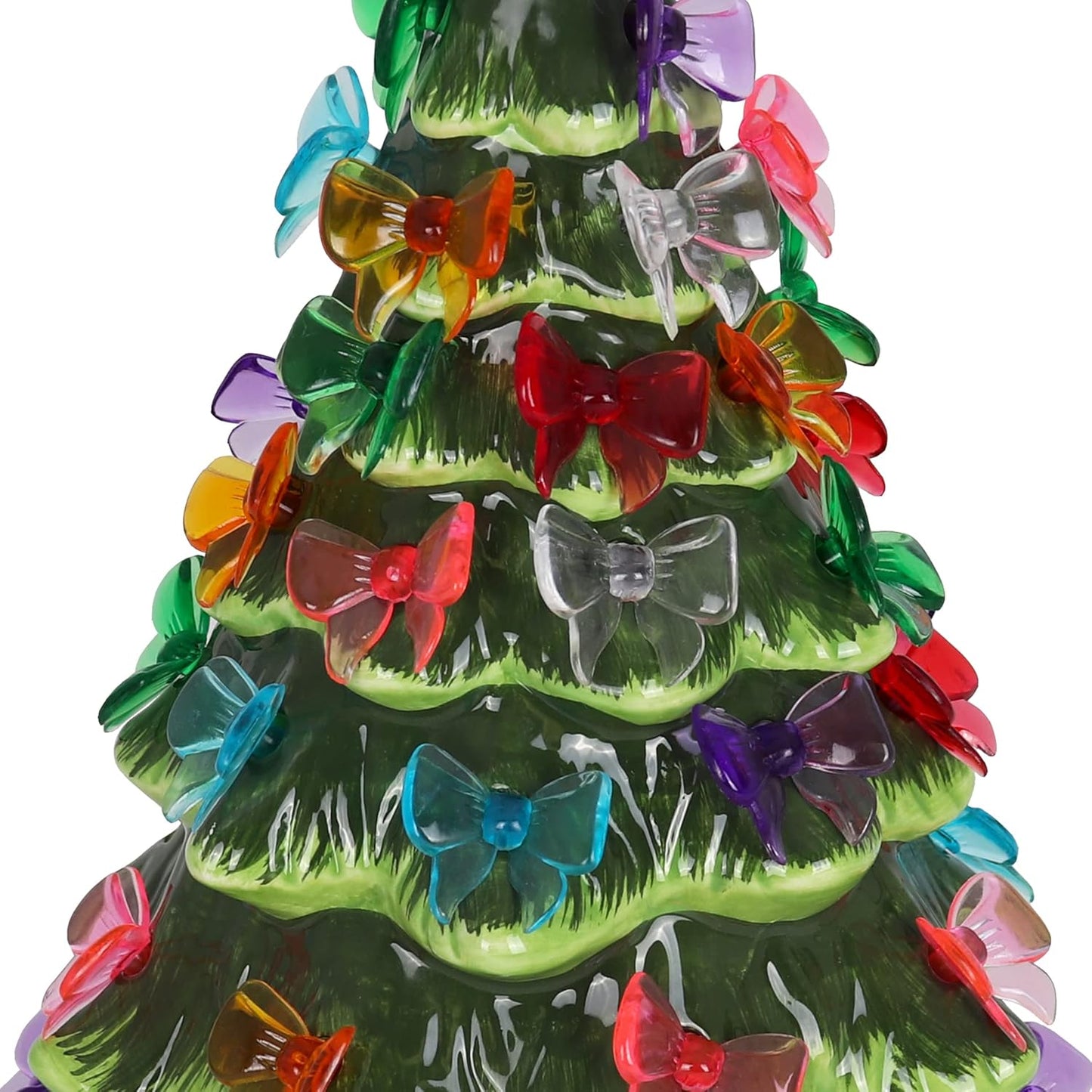 Ceramic Tree Replacement Bulbs - Bulbs for Vintage Ceramic Christmas Tree - Ceramic Christmas Tree Lights - Ceramic Christmas Tree Bulbs - Ceramic Christmas Tree Replacement Lights (Bows, 150)