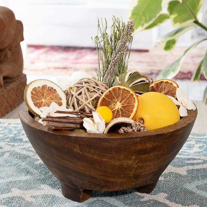 ANDALUCA Maison Box Fragrance Potpourri Decorative Vase & Bowl Filler Home Décor (Citrus Verbena)