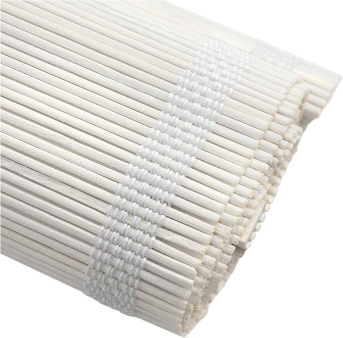 Red Lantern Bamboo Window Shade Blind - White 36" W