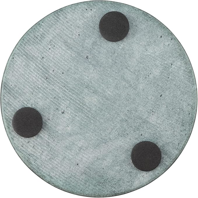 8 PCS 4 Inches Marble Coasters, Round Stone Decorative Modern Coasters with Non-Slip Bottom for Glasses, Cups, Mugs, Emerald