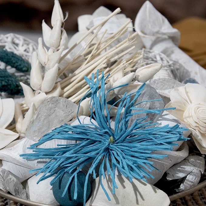 ANDALUCA Maison Box Fragrance Potpourri Decorative Vase & Bowl Filler Home Décor (Linen Breeze)