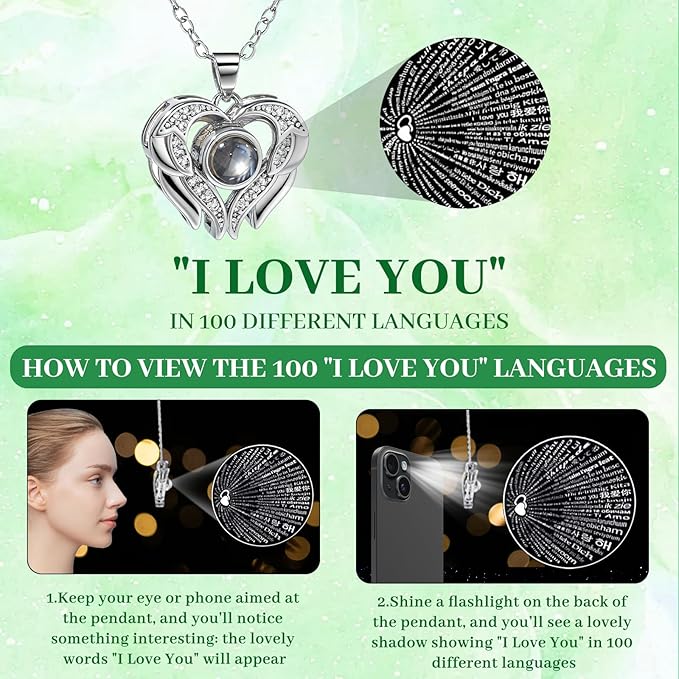 FIACO Gifts for Mom Preserved Real Roses with I Love You Necklace Fresh Forever Flowers Mothers Day Flower Gifts for Women Grandma Anniversary Birthday Gift for Girlfriend Wife Daughter