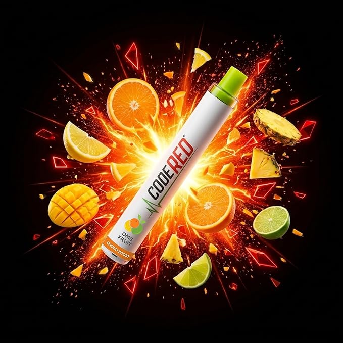 Code Red V-Aid OMG Fruit Mullein Herbal Stick - Plant-Based Herbal Breathing Stick with Mullein, Thyme & Fruit Blend - Portable Wellness Companion for Daily Balance - 600 Uses