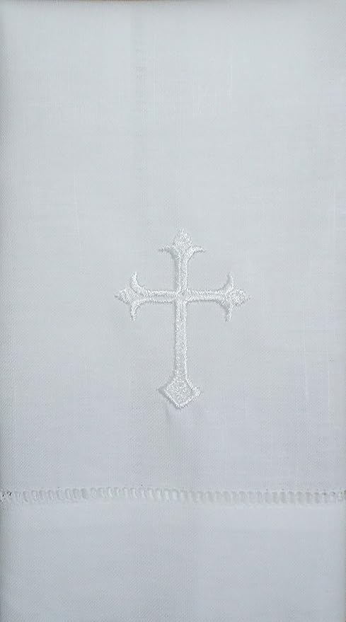 Integrity Designs Baby Baptism Cloth with White Cross 3-Pack