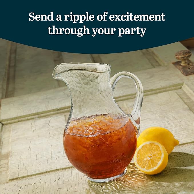Libbey Yucatan Glass Pitcher, 86.9-ounce