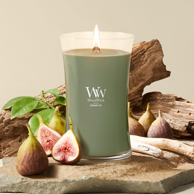 Woodwick Verdant Fig Large Hourglass Candle