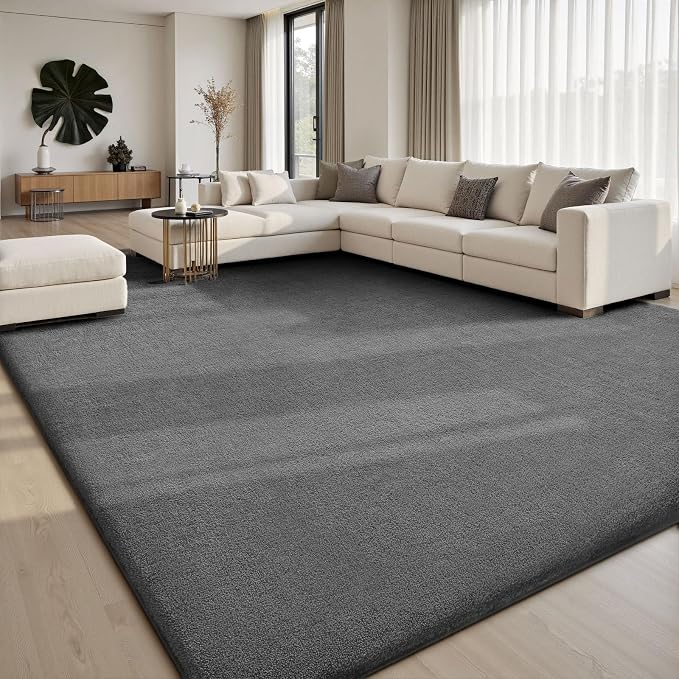 Sour Lemon 10x14 Area Rugs for Living Room, Soft Large Area Rug Fluffy Rugs for Bedroom，Machine Washable Area Rug Non Slip Carpet Rug for Living Room Playroom Kids Room Home Decor