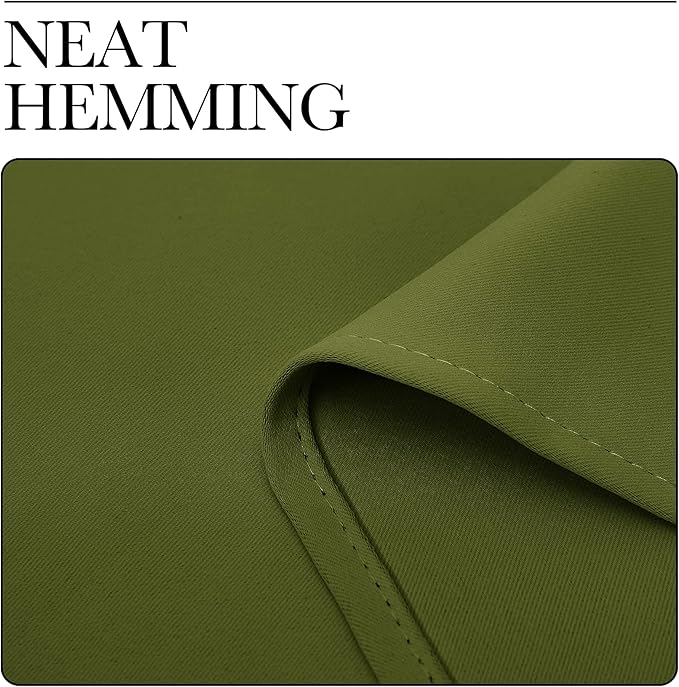 NICETOWN RV Blackout Curtains for Camper Windows, Olive, 29" Wide by 50" Long, 2 PCs, Short Blackout Curtains & Drapes, Thermal Insulated Blackout Curtain Panels for Kids Room, Play Room