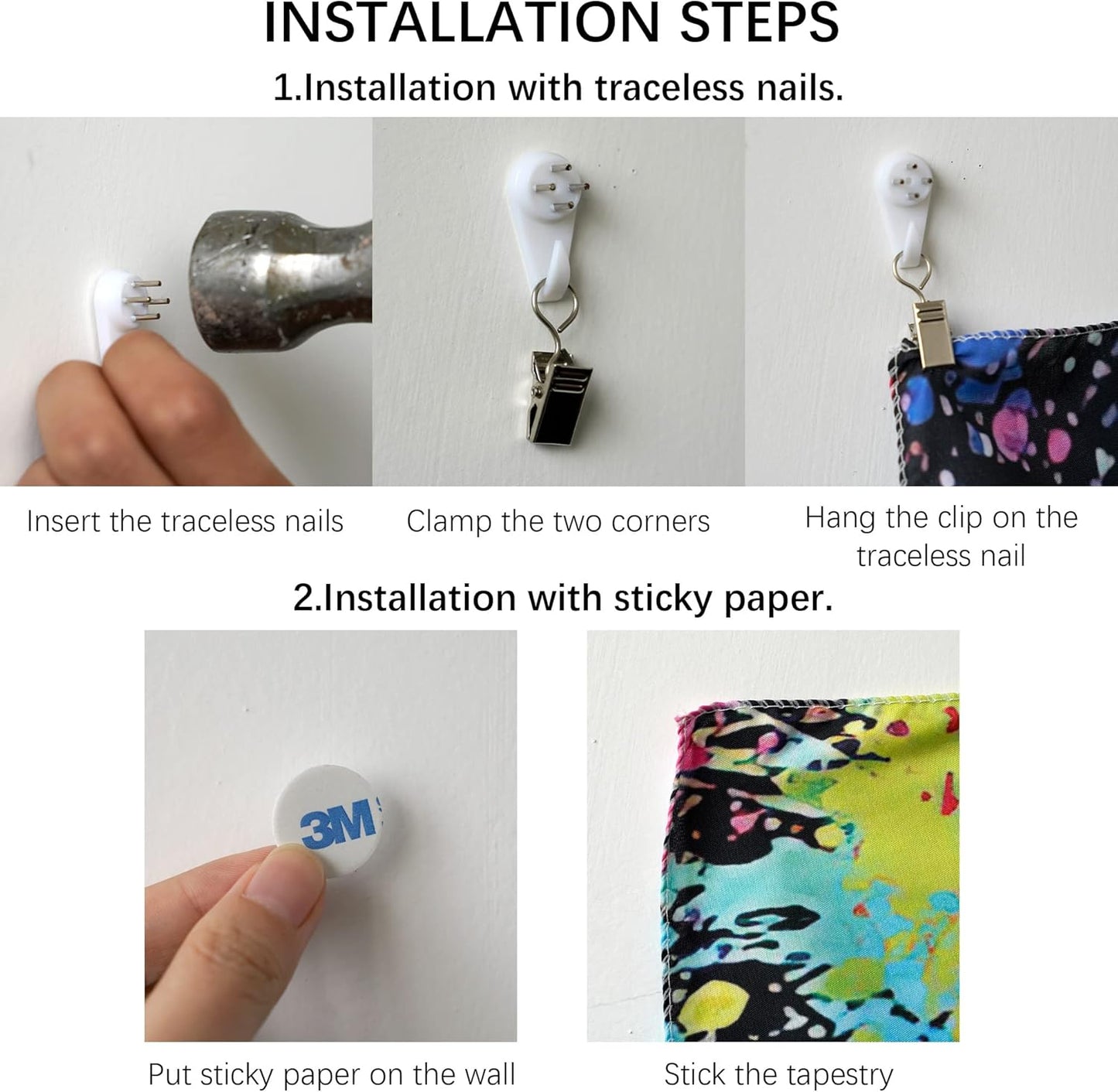 OSVINO Blacklight Alien Tapestry 79"x59" UV Reactive Alien DJing Wall Hanging Art Bedroom Decor Moon and Sun Planets Posters Wall Hanging Hippie Decor