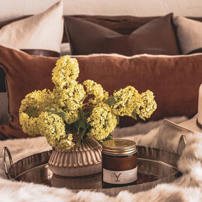 Yellowstone Scented Jar Candle by Tru Western, 8 oz - Pinecrest Ridge