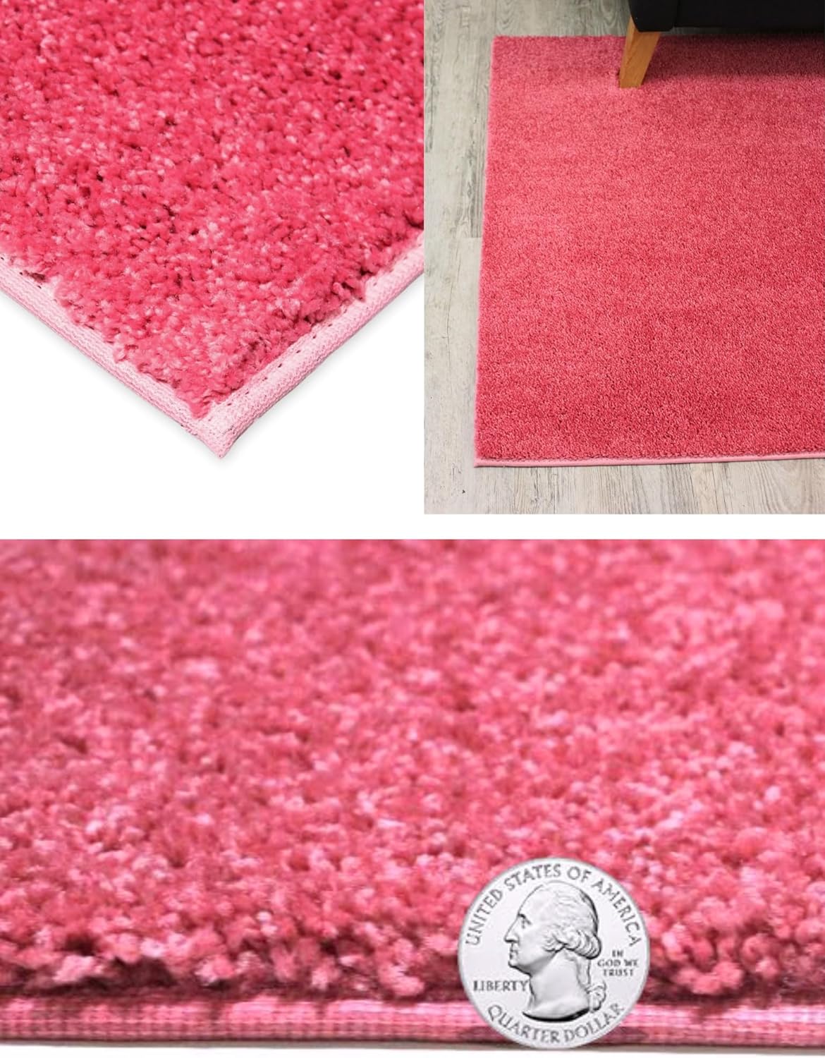 KOECKRITZ Soft and Colorful Kids Classroom Area Rugs (Passes Flammability Pill Test) Many Sizes and Bright Colors to Select from (5' Round, Glamour)